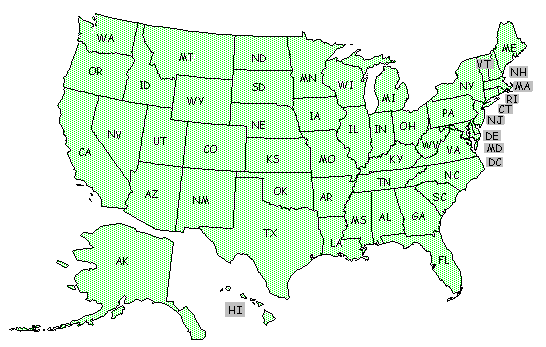 U. S. map