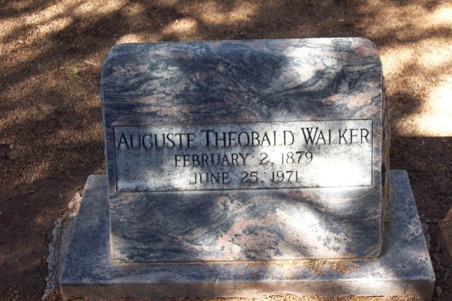 Augusta's grave